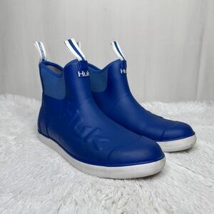 HUK / bright blue Rouge Wave neoprene ankle deck fishing boots / 10
